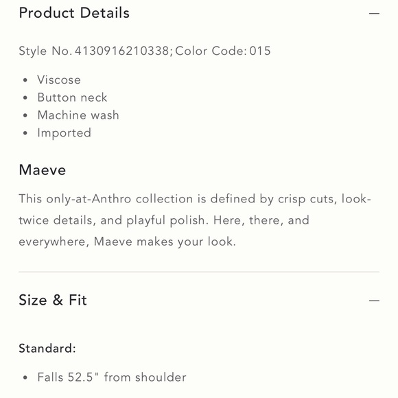 NWT Maeve Maxi Dress Trapeze Style Low Back High Neck Size Small - Picture 7 of 14